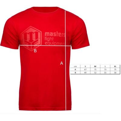 3. Masters T-shirt M TS-RED 04112-02M