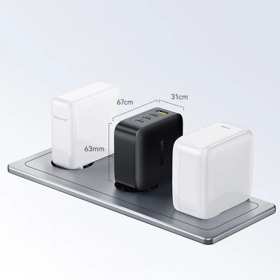 11. Baseus EnerFill FH11 GaN 140W Wall Charger 3xUSB-C + 1xUSB-A - Black