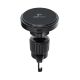 3. Acefast D33 Car Holder with Qi2 15W Magnetic Charger for Air Vent - Black