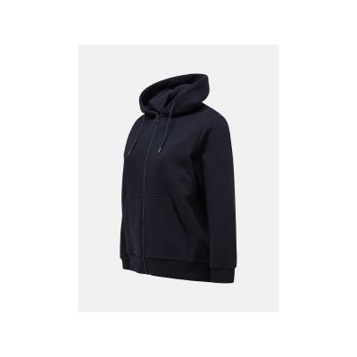 2. Women’s Peak Performance W Original Small Logo Zip Hoodie in Black