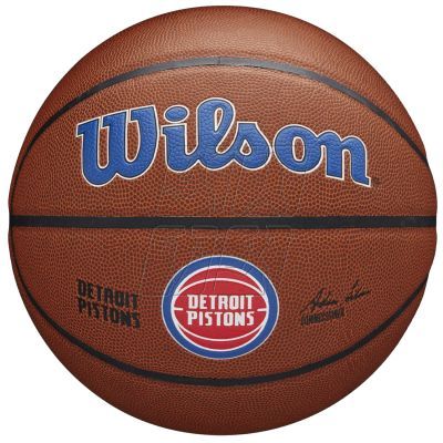 2. Wilson Team Alliance Detroit Pistons Ball WTB3100XBDET