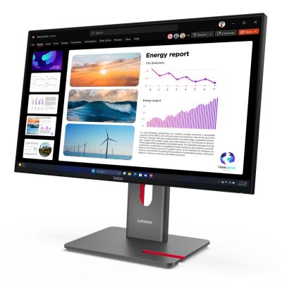 42. Lenovo ThinkVision P24q-40 Monitor, 23.8", Intrusion Protection Systems (IPS), 16:9 Aspect Ratio, 120 Hz, 4 ms, 2560x1440, 300 cd/m2, HDMI: 1, Raven Black, 36-Month Warranty