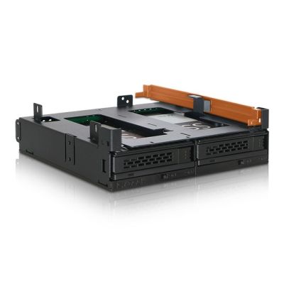 9. Icy Dock MB732SPO-B drive bay panel Black