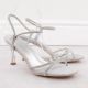 2. Sandals with zircons Potocki W LE20326 WOL282B