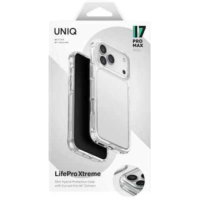 6. Uniq Lifepro Xtreme Case for iPhone 17 Pro Max - Transparent