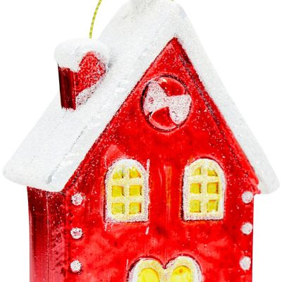 4. MICA Safe Plastic Moulded Bauble – House