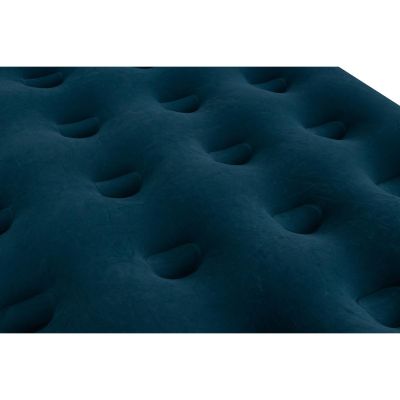 27. FLOCKED MATTRESS FOR 2 PEOPLE WITH BUILT-IN FOOT PUMP 191x137x22CM 24131