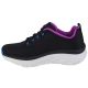 2. Skechers D'Lux Walker - Fresh Finesse 149368-BKPR Black 37