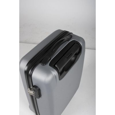 4. SET OF 3 SUITCASE 18, 22, 26 INCHES SILVER SLAZENGER