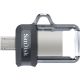 3. SanDisk Ultra Dual Drive M3.0 SDDD3-032G-G46 pendrive (32GB; microUSB, USB 3.0; gray)