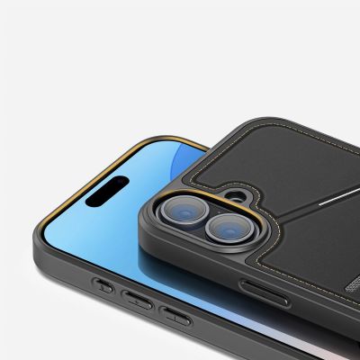 13. Dux Ducis Rafi II Mag Case with MagSafe for iPhone 16 - Black