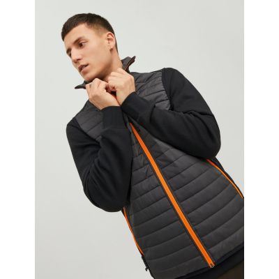 4. Jack & Jones JJEMulti Bodywarmer Collar Noos M 12200684 Asphalt vest