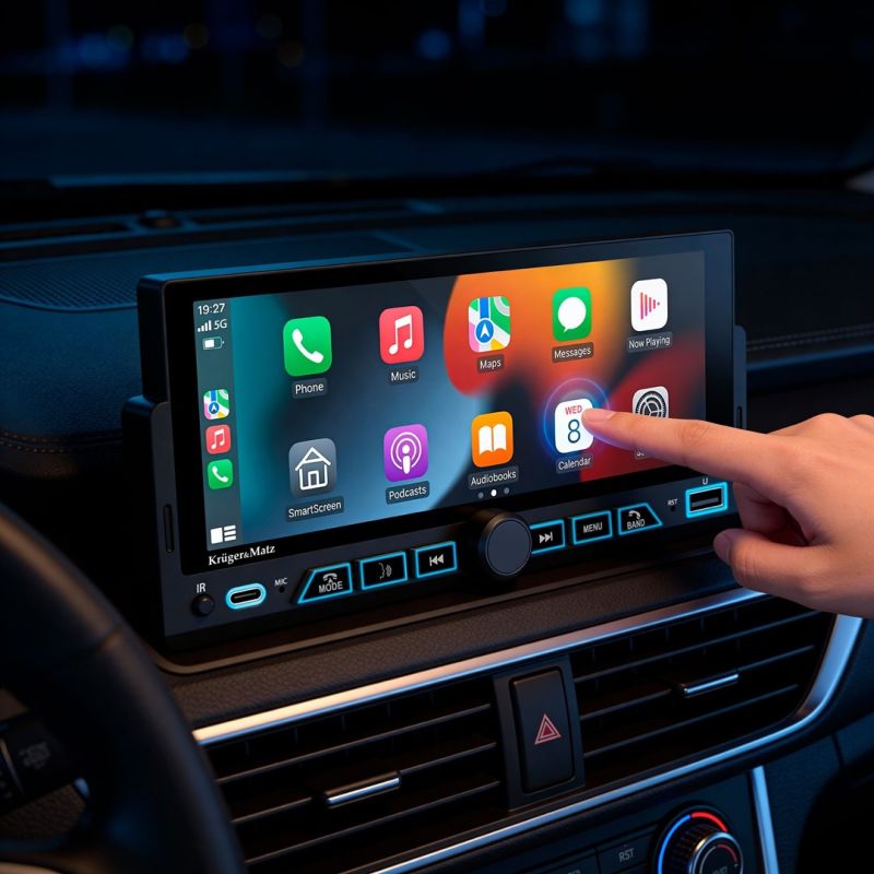 14. KRUGER&MATZ CAR RADIO KM2017 CARPLAY/ANDROIDAUTO 1DIN