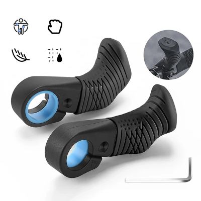 3. Wozinsky WGR-M22 MTB Bike Grips 22.2 mm Ergonomic Thumb Grips - Black