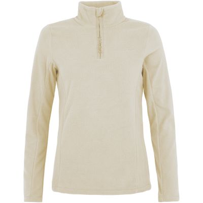 2. Women's long-sleeve 1/4-zip top PROTEST Mutez, beige