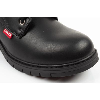 5. Levi's girls' Pasadene SE ankle boots, black, with zipper