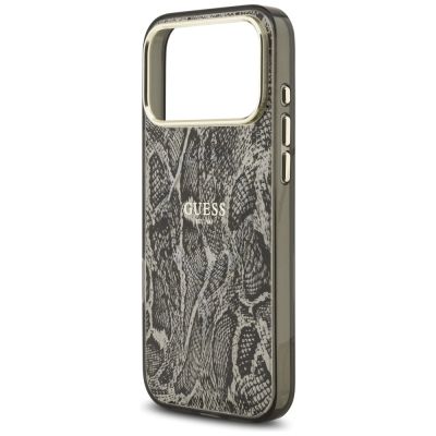 6. Guess Python Pattern MagSafe Case for iPhone 17 Pro Max - Black