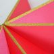 5. DECORATIVE HANGING PAPER STAR FSC 18x60CM RED 7 ARMS MICA