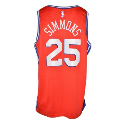 2. Nike Philadelphia 76ers Swingman Jersey Ben Simmons Statement Edition - AT9812-658
