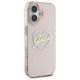 4. Guess IML Heart Case for iPhone 16 - Pink