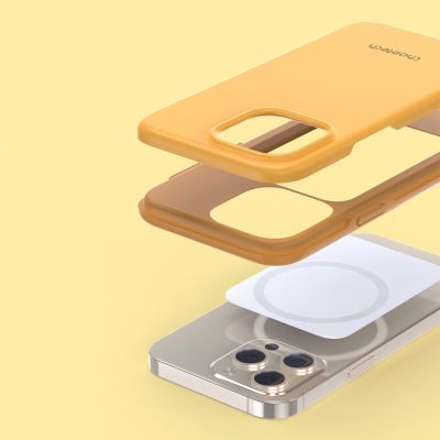 10. Choetech MFM Anti-drop case Made For MagSafe for iPhone 13 Pro orange (PC0113-MFM-YE)