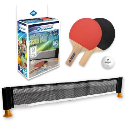 4. MINI TABLE TENNIS SET 2 RACKETS NET 1 BALL