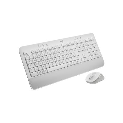 9. Logitech Signature MK650 Combo For Business Keyboard Mouse Included Office Bluetooth QWERTZ German White