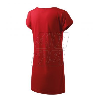 3. Malfini Love Dress W MLI-12307 red