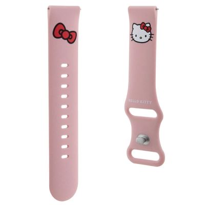 3. Hello Kitty Silicone Kitty Head strap universal 22mm - pink