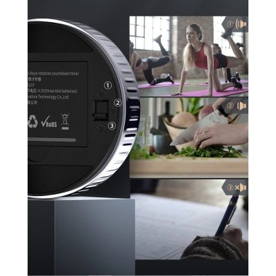 14. Baseus Heyo rotary timer electronic timer black timer (ACDJS-01)