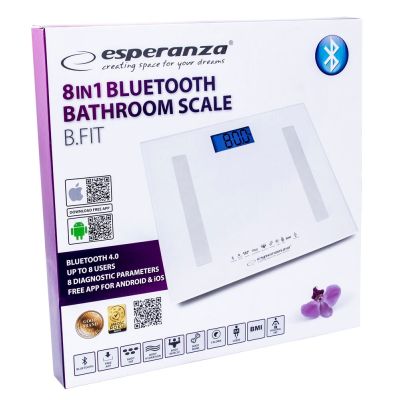 19. Esperanza B.FIT EBS016W Bluetooth Scale (White)