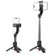 5. Acefast E42 Selfie Stick with Automatic Tripod and Bluetooth Remote Control 63 cm - Black