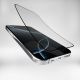 3. Puro Flexible Glass D3O Hybrid Glass with Black Frame for iPhone 16 Pro
