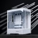 21. Jonsbo D400 PC Case, Midi Tower, ATX, Tempered Glass - White