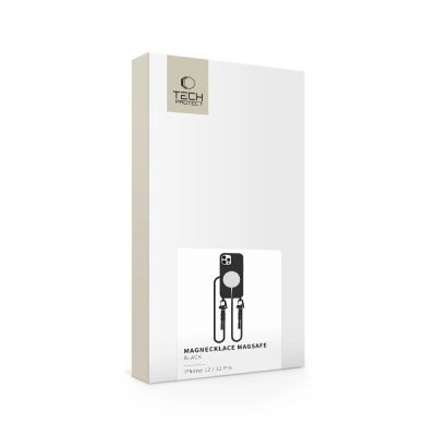 6. Tech-Protect MagNecklace MagSafe Case for iPhone 12 / 12 Pro - Black