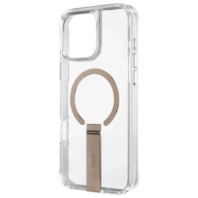 3. Uniq case Eleva with Vertica Stand iPhone 16 Pro 6.3" gold/taupe gold