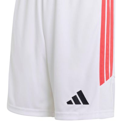 5. adidas Tiro 26 League kids' shorts white and red KR0364