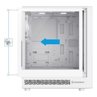 4. GameMax Storm 2 AW Midi Tower White