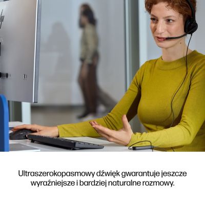 74. HP Poly Mission 415 Monaural USB Wired Headset Classic