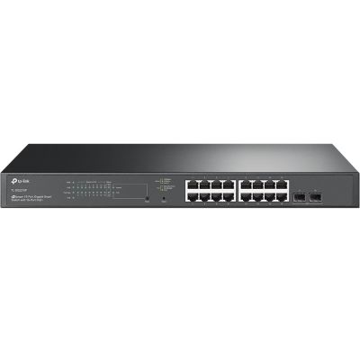 2. TP-Link JetStream TL-SG2218P Managed Network Switch L2/L2+ Gigabit Ethernet (10/100/1000) Supports PoE 1U Black