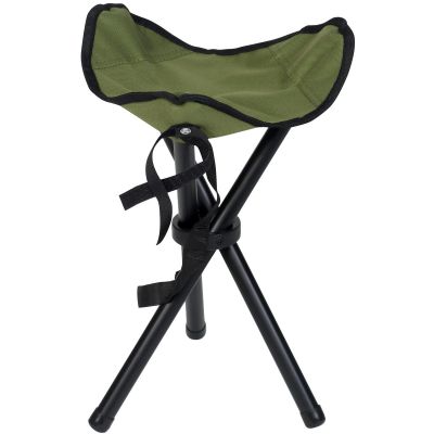 17. FISHING CHAIR TOURIST FOLDING STOOL GREEN 29x29x35CM