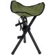 17. FISHING CHAIR TOURIST FOLDING STOOL GREEN 29x29x35CM