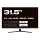 2. JAPANNEXT 80.0 cm JN-V315UHDR monitor 16:9 HDMI/DP UHD