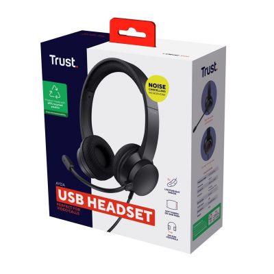 6. TRUST AYDA USB-ENC headphones