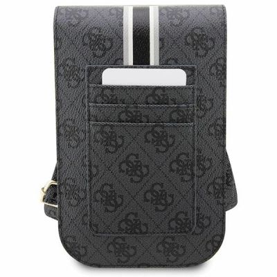 5. Guess 4G Stripe Handbag - Black