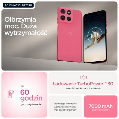 6. Motorola Moto G57 5G Power 12/256GB Pink