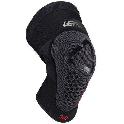 3. LEATT Knee Guard 3DF 5.0 Evo size L knee protectors, black
