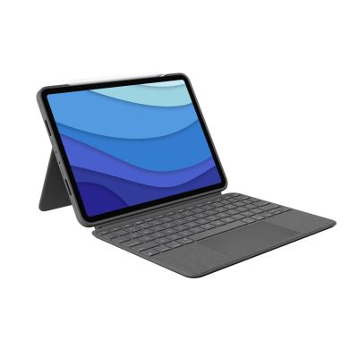 2. Logitech Combo Touch QWERTZ German Smart Connector Gray