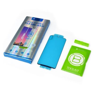 20. 3D Edge Nano Flexi Glass Hybrid Full Screen Protector with frame for Xiaomi Mi 11 transparent