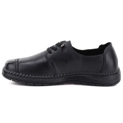 7. Comfortable black women's leather shoes Vinceza 107240